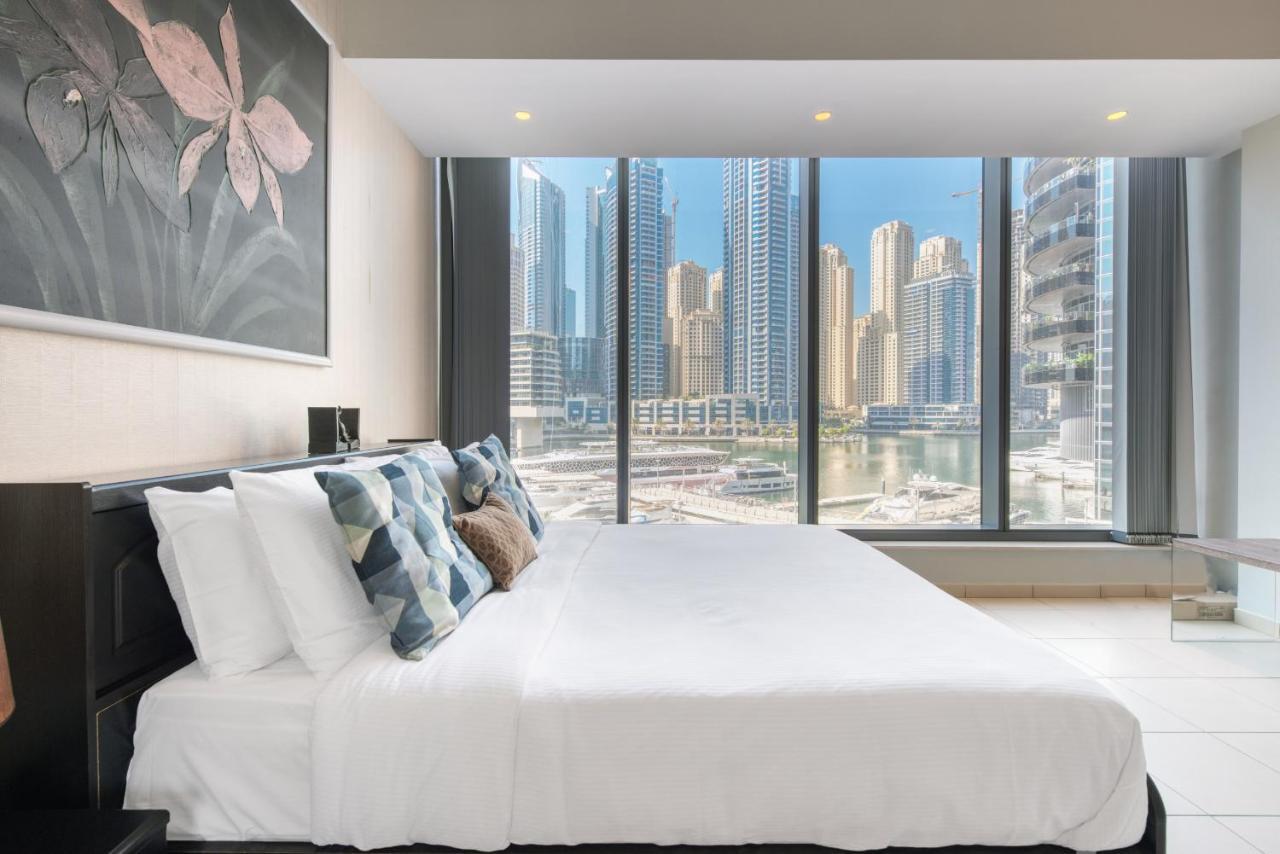 Maison Privee - Big, Bright, Luxury Marina Views Apt Next To Beach Dubaj Kültér fotó