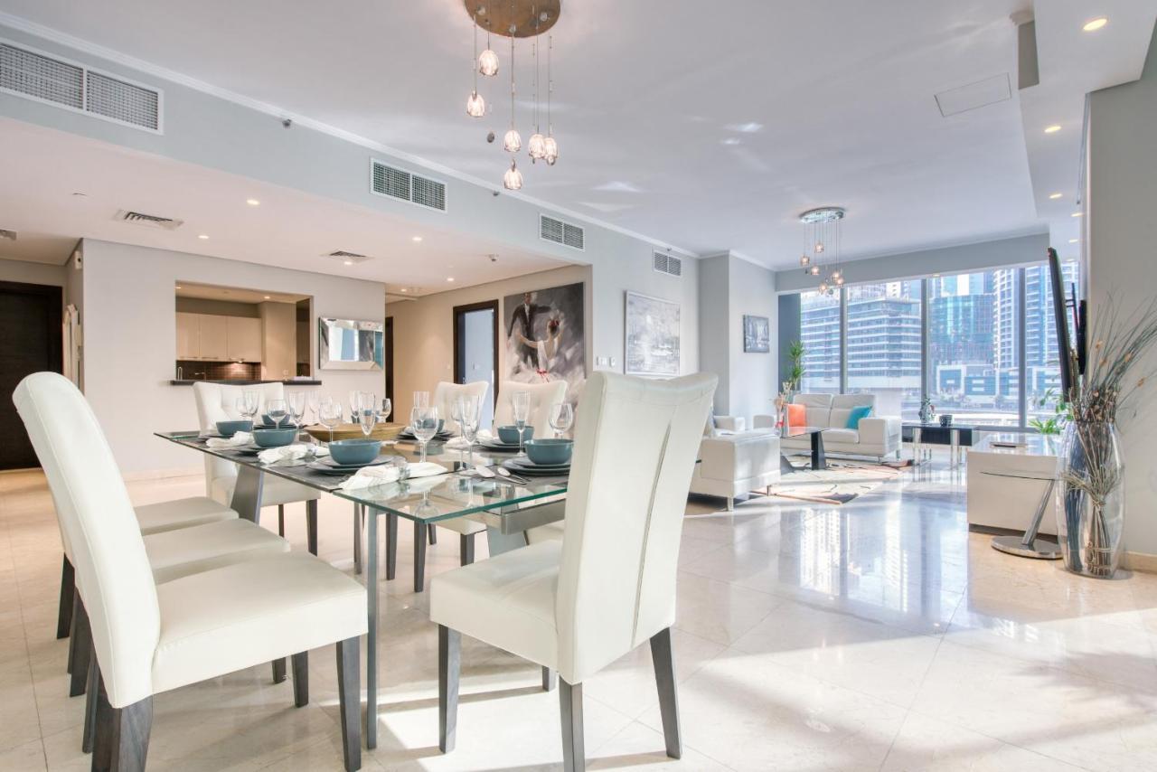 Maison Privee - Big, Bright, Luxury Marina Views Apt Next To Beach Dubaj Kültér fotó