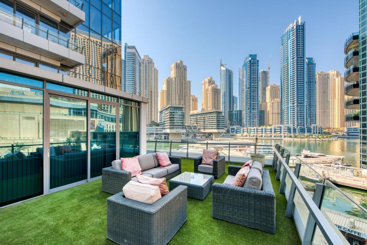 Maison Privee - Big, Bright, Luxury Marina Views Apt Next To Beach Dubaj Kültér fotó
