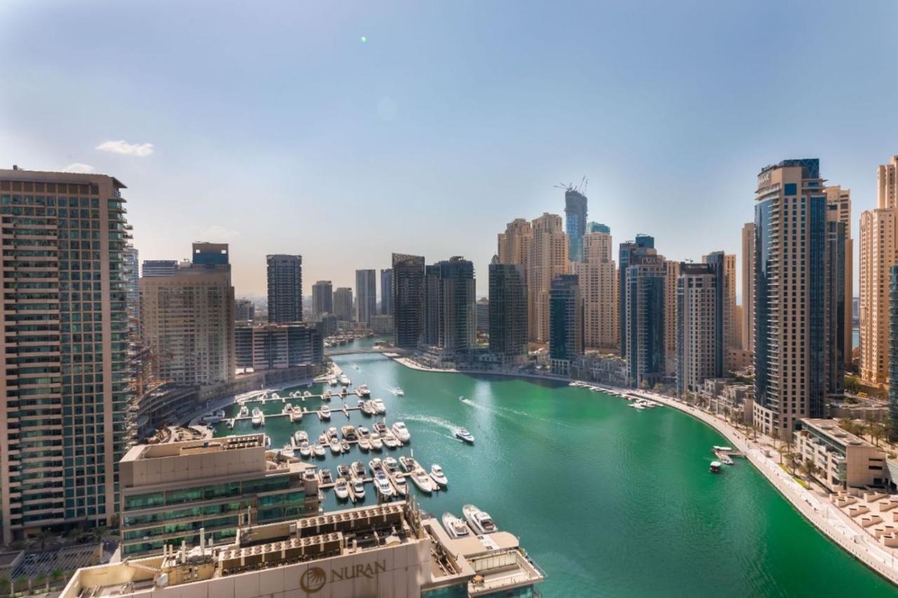 Maison Privee - Big, Bright, Luxury Marina Views Apt Next To Beach Dubaj Kültér fotó