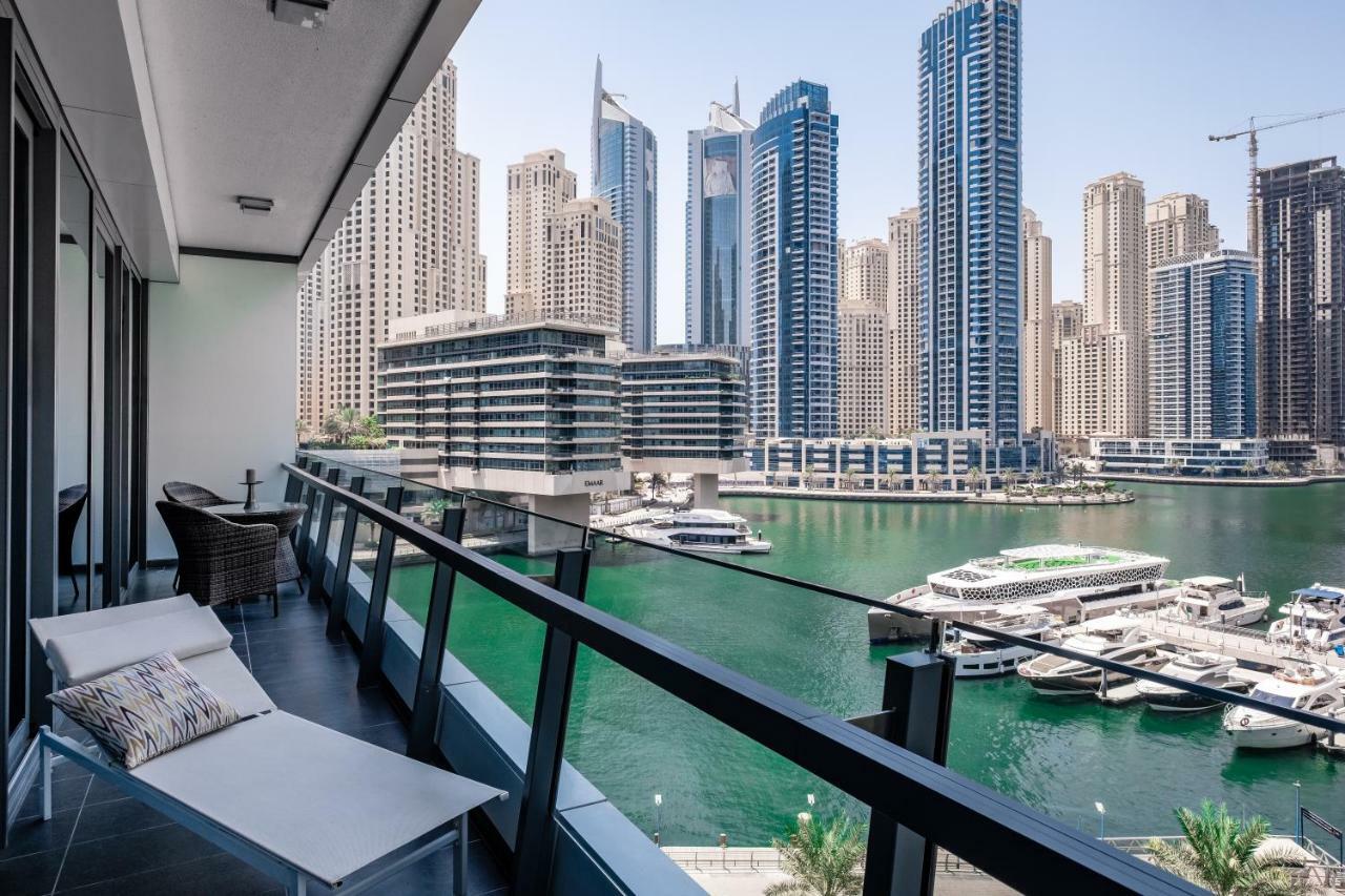Maison Privee - Big, Bright, Luxury Marina Views Apt Next To Beach Dubaj Kültér fotó