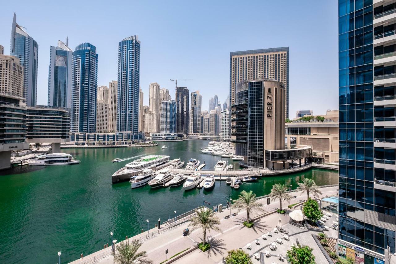 Maison Privee - Big, Bright, Luxury Marina Views Apt Next To Beach Dubaj Kültér fotó