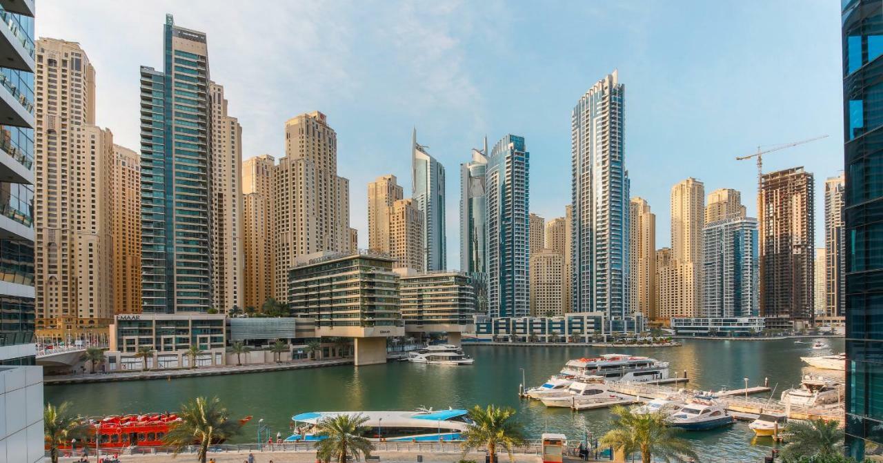 Maison Privee - Big, Bright, Luxury Marina Views Apt Next To Beach Dubaj Kültér fotó